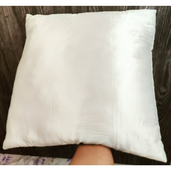 S.L. Home Fashions Pillow Pale Blue Cover Silver Sequin Design 100% Cotton Cover - Picture 3 of 9